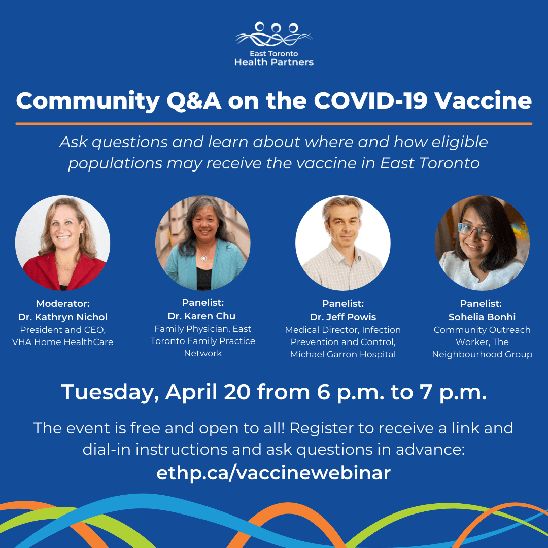 Featured image for “Join us for a Community Q&A on COVID-19 Vaccines, moderated by our CEO Kathryn Nichol”